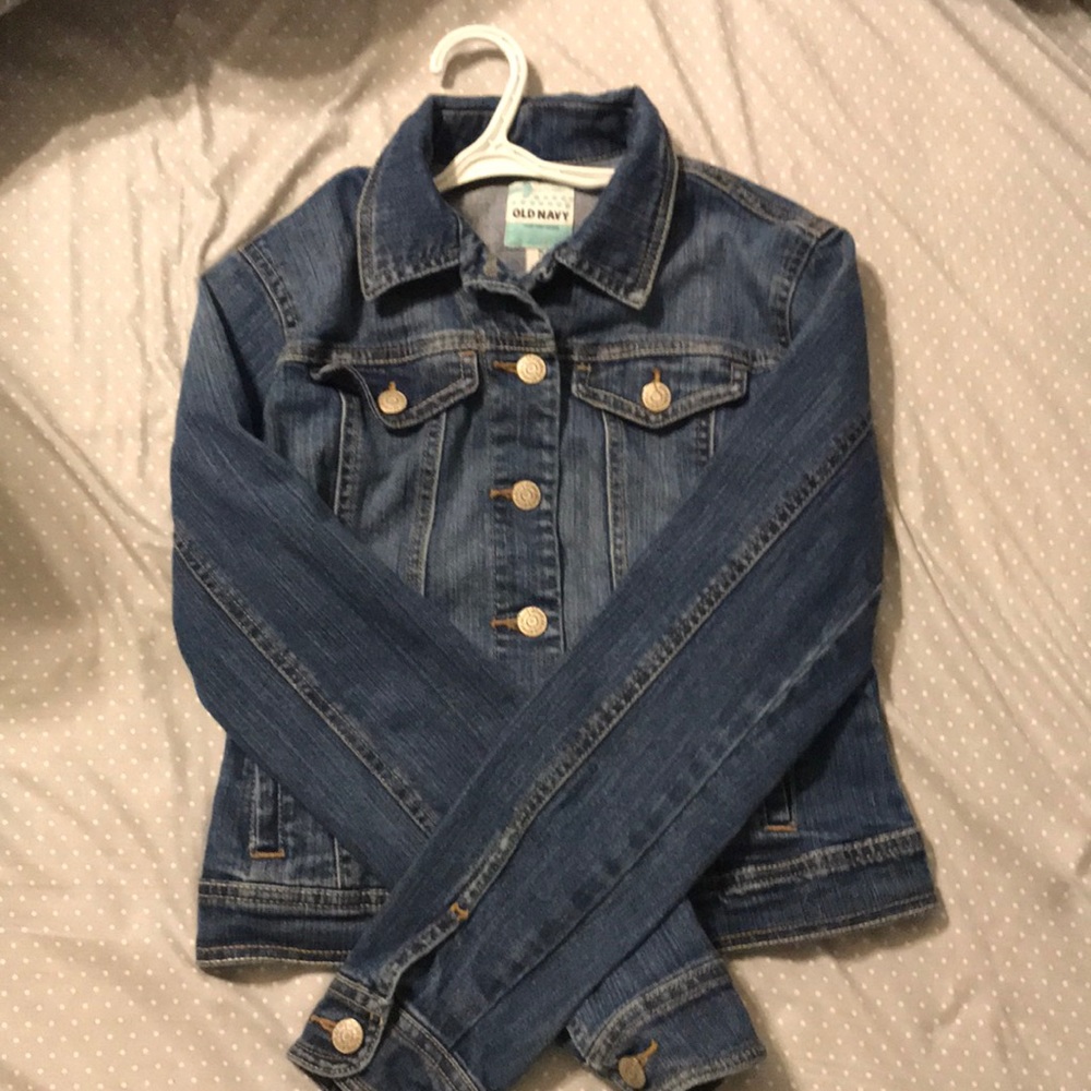 Girls Denim Jacket - Old Navy Size 10-12